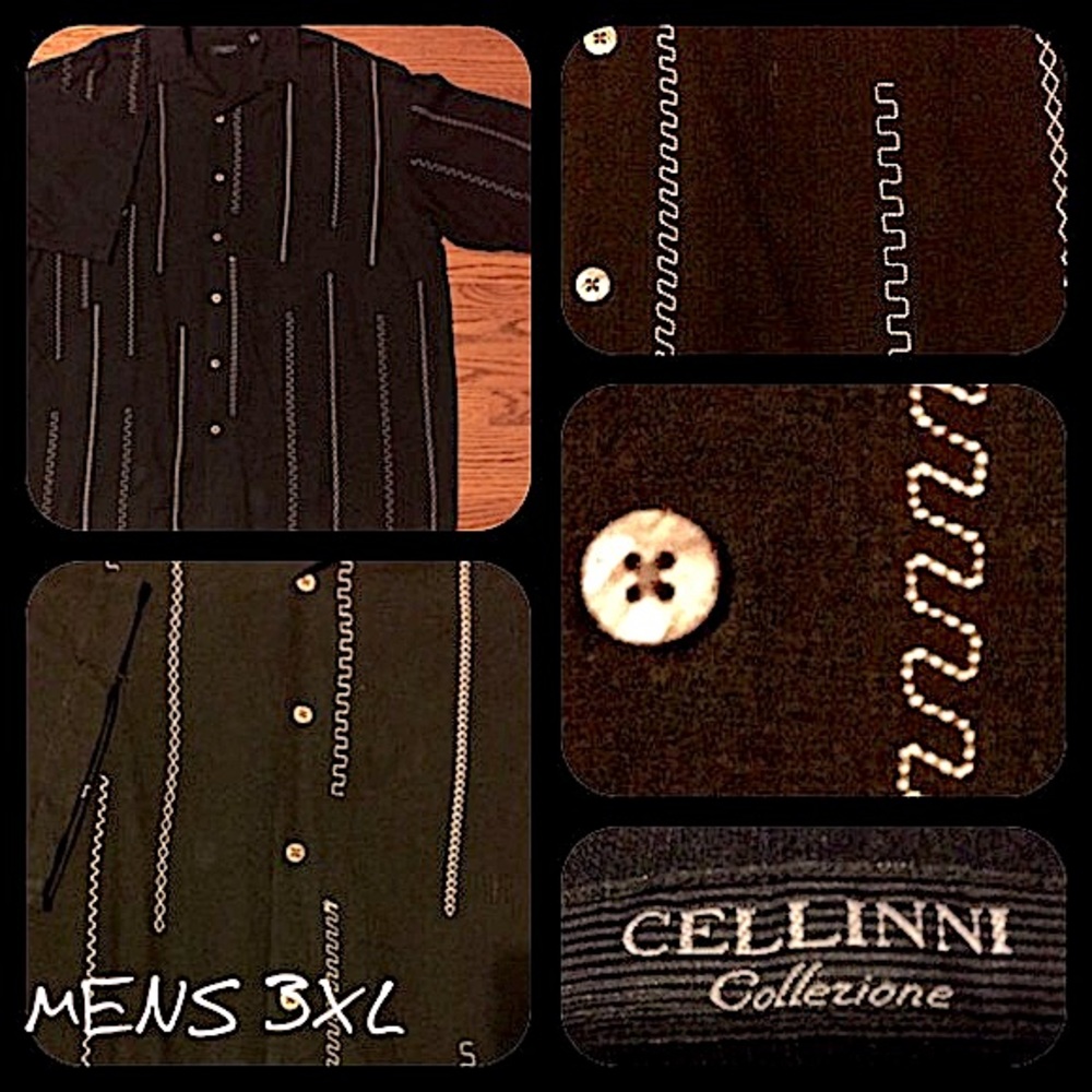Men's Cellinni 2XT ELNC Dress Shirt, SS